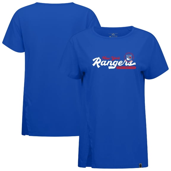 Women's Levelwear  Royal New York Rangers Influx Monument T-Shirt