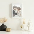 thumbnail image 3 of DesignOvation 5x7 Rounded Basic White Decorative Tabletop Picture Frame, 3 of 10