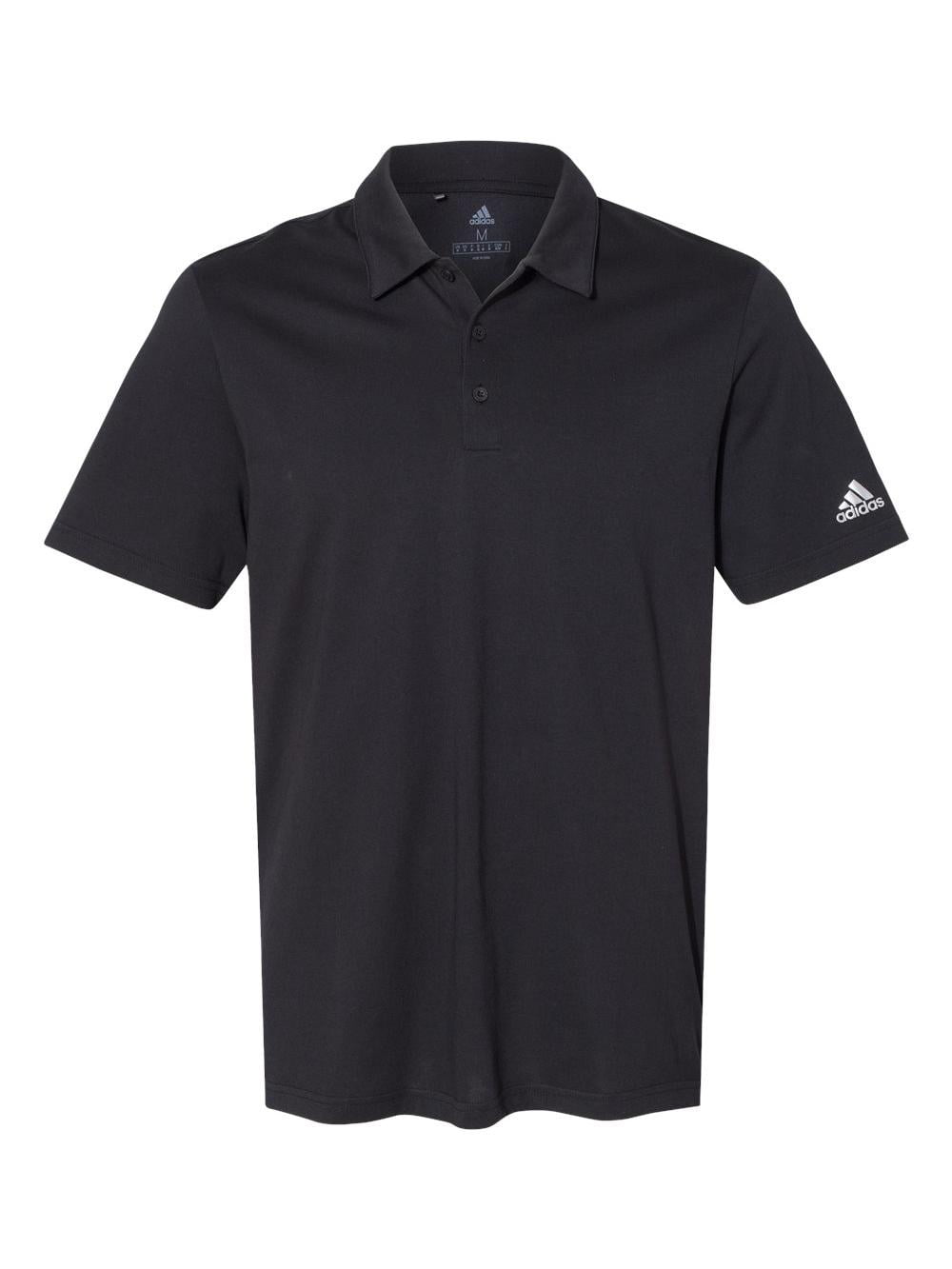 Adidas - Cotton Blend Polo - A322 - Black - Size: XL