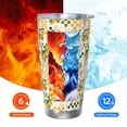 thumbnail image 6 of Daiia Hawaii Palms Printed 20oz Insulated Coffee Cup with Straw Topper, Fully Spill Proof Travel Coffee Mug, Stainless Steel Tumbler for Work Home Outdoor Car-Straw, 6 of 8