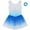 A, variant on Gyratedream Gymnastics Skirted Leotards Ballet Tutu Dance Dress Mermaid Gymnastic Skirt with Hair Band 3-12Y (Baby Girls/Toddler Girls/Big Girls)