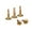 Gold Tone, variant on Uxcell #8 x 1" Carbon Steel Phillips Head Self Tapping Screws Silver Tone 100 Pack