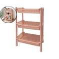thumbnail image 1 of Rectangular 3-Tier Storage Rack, Plastic Storage Shelves, Storage Shelf Organizer for Home, Garage, Basement, Laundry, Utility Room, 1 of 5