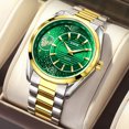 thumbnail image 3 of Quartz Watch for Men, Stainless Steel Business Luxury Style with Luminous & Waterproof Features, 3 of 5