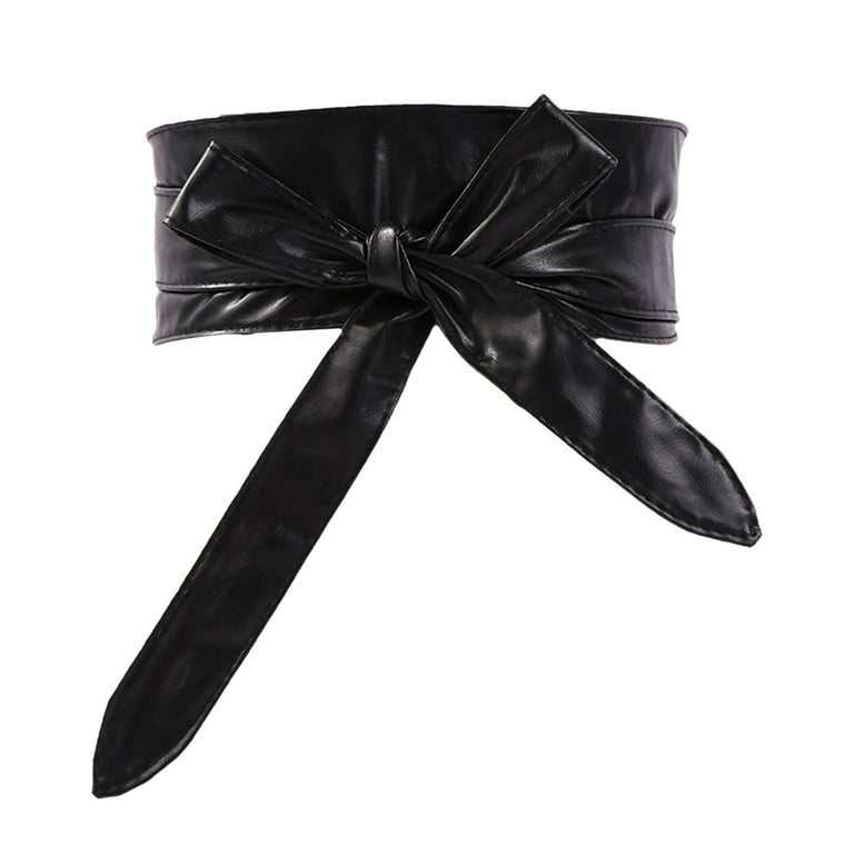 CBGELRT Leather Belts for Women Fashion Wrap Around Wide Elastic