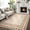 Beige brown, variant on Studyset Modern Solid Area Rug 8x10 Washable Living Room Rugs with Non Slip Backing, Non-Shedding Stain-Resistant Bordered Throw Carpet, Neutral Foldable Floor Rugs for Bedroom, Dining Room, Office