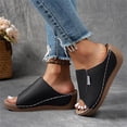 thumbnail image 2 of Orthopedic Sandals for Women Arch Support Comfort Orthotic Slides Slippers for Plantar Fasciitis Clearance Sale, 2 of 7
