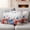 Red, Blue, White, Gray, variant on 4th of July Floral Outdoor Waterproof Pillow Covers, Blue Red Independence Day Stars Decorative Rectangle Throw Pillowcase Sofa Cushion Sham for Patio/Couch/Chair, 20"x12" 2 Pack