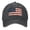 Black, variant on Washed Cotton Baseball Caps for Men Women, Breathable Retro Adjustable Dad Hats with Crown for Running, Outdoor, Daily Casual Wear, Black-Brick Flag