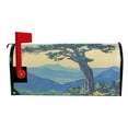 thumbnail image 2 of Yayeee Mailbox Cover Magnetic Large Size Post Box Cover Wrap Decor, Retro Mountain, 2 of 9