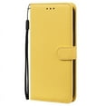 thumbnail image 1 of S21FE S21 FE S 21 FE Case For Samsung Galaxy S21 Plus Ultra Leather Wallet Flip Case For Samsung Galaxy S21FE S21+ Ultra Cover Yellow Samsung S21 Plus, 1 of 6