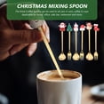 thumbnail image 5 of WRITWAA 6Pcs of Holiday Spoons Stainless Steel and Resin Round Edges Christmas Themed Tableware for Home Decoration, 5 of 8