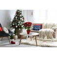 thumbnail image 2 of 16" x 16" Simply Daisy Snowflake Polyester Accent Pillow, Blue (1 Count), 2 of 4
