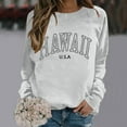 thumbnail image 2 of Chandail à Col Rond Imprimé pour Femmes, Manches Longues, Mode Urbaine, Décontracté, Confortable, Mode, 2 of 6