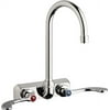 Chicago Faucets W4w-Gn2ae35-317Ab Commercial Grade Centerset Laundry / Service Faucet -