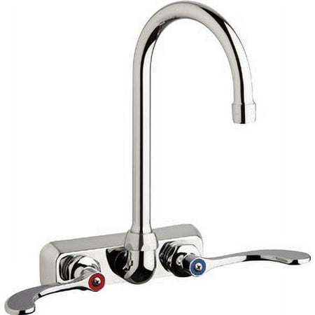 Chicago Faucets W4w-Gn2ae35-317Ab Commercial Grade Centerset Laundry / Service Faucet -