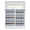 Brown, gray, blue, variant on Navy Blue Gray Striped Kitchen Curtains Tier 36 Inch Length, Farmhouse Stripes Modern Abstract Art Rod Pocket Light Filtering Window Curtains Living Room Bedroom Curtain Drapes Cafe Curtain 27.5x36x2