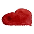 thumbnail image 1 of Alfombras De Sintética Comort Suave Alfombril De Piso Pequeña Shaggy ín De Asiento 40x50cm rojo perfecl Alfombrillas ovaladas, 1 of 6
