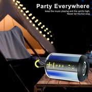 Full Screen TWS Dazzle Colour Pulsation Bluetooth Speakers Audio Outdoor Subwoofer RMG Lights Computer Home Plug Card