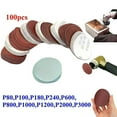 thumbnail image 2 of Amdohai 100Pcs 2in High Performance Sanding Disc 80-3000 Grit Rust Paint Removal Sand Paper for Polishing & Grinding, 2 of 7