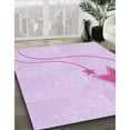 thumbnail image 2 of Ahgly Company Indoor Rectangle Patterned Violet Purple Area Rugs, 4' x 6', 2 of 6