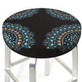 thumbnail image 3 of Fotbe Mandala Stool Covers Round,Waterproof Round Bar Stool Covers Bar Chair Covers Washable Stool Cushion Slipcover for 12-14 Inch Chair-12 inch, 3 of 7