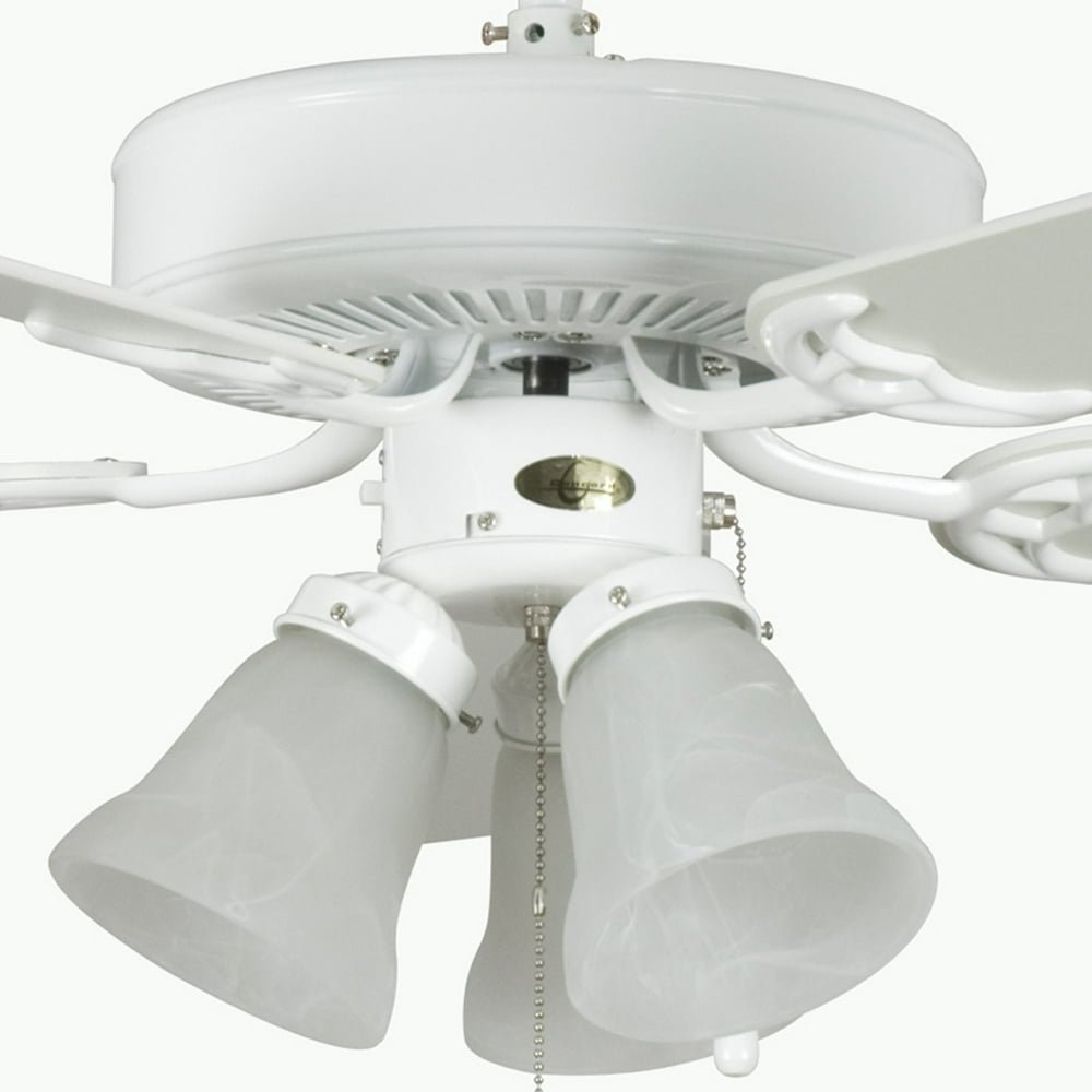 Concord Heritage 52 in. Indoor Ceiling Fan with 3 Lights and Pointed