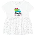 thumbnail image 3 of Inktastic I Love My Pops Girls Baby Dress, 3 of 5