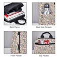thumbnail image 3 of Yiaed Paisley Flowers Print Lightweight Backpack Travel Backpacks Hiking Daypack for Women Men, 3 of 5