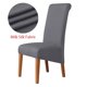 thumbnail image 1 of Funda elástica de forro Polar para silla, cubierta de asiento con respaldo largo, tamaño XL, para boda, comedor y cocina, 1 of 4