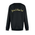 thumbnail image 2 of Christmas Sweatshirt 2025 Long Sleeve Xmas Print Crew Neck Pullover BlackXXL, 2 of 4