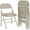 Beige, variant on ChaoLink 4 Pack Black Folding Chairs with Padded Seats for Outdoor & Indoor, BlackBlack