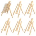 thumbnail image 1 of Caballete de madera Yiksonyo de mesa de 15,6" - paquete de 6, 1 of 7