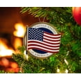 thumbnail image 3 of Allied American Flag Heroes Series Holiday Ornament - Officially Licensed US Medallion, 3 of 3