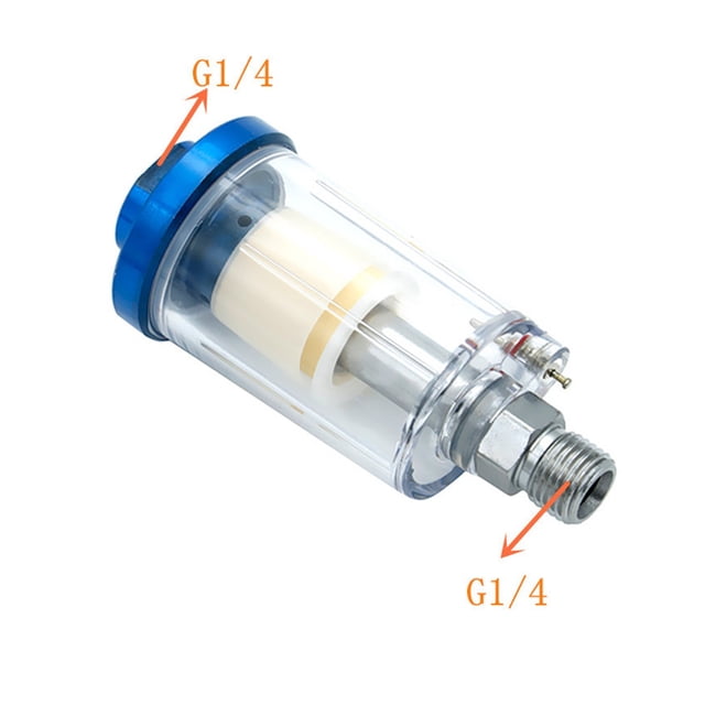1PC 1/4'' Oil Water Separator,Inline Air Hose Filter Moisture Trap For Compressor Spray Paint Gun,Pneumatic Parts ,Long Lasting
