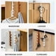 thumbnail image 3 of Colgador de Puerta Portátil, Gancho Multifuncional de Cinco Secciones, Puerta del Hogar, Bolsa para Abrigos, Gancho para Almacenamiento de Ropa, Gancho para Toallas de Baño, 3 of 5