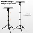 thumbnail image 6 of Portable Projector Holder Equipment Stand with Large Platform, Adjustable for Various Display Need 180degree Adjustable, 6 of 9