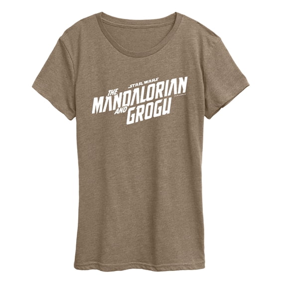 The Mandalorian And Grogu - White Movie Logo - Women's Short Sleeve Graphic T-Shirt