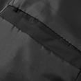 thumbnail image 5 of Men's Full-zip Cargo Jackets with Fluorescent Reflective Detailing Long Sleeve Casual Multi Pockets Fall Coat (XL, Black), 5 of 7