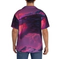 thumbnail image 3 of Fotbe Mystical Dragon Under Moon Camisa Estampada de Manga Corta para Hombre, Casual de Verano, Estilo Playero, Sin Arrugas-Large, 3 of 5