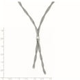 thumbnail image 3 of Diamond2Deal Collier Extensible en Argent Sterling 925 Poli avec 3 Po pour Femmes 17 Pouces, 3 of 5