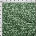 thumbnail image 4 of oneOone Velvet Green Fabric Abstract Face Sewing Material Print Fabric By The Yard 58 Inch Wide, 4 of 7