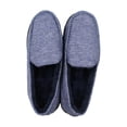 thumbnail image 4 of SLM Mens Moccasin Slippers Faux Fur Lined House Shoes Comfy Bedroom Clogs, 4 of 5