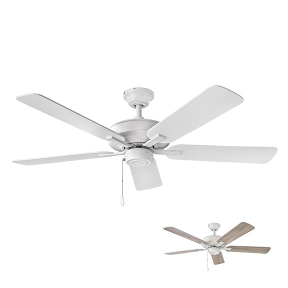 52 Inch 5 Blade Ceiling Fan-Chalk White Finish Hinkley Lighting 903352Fcw-Nia