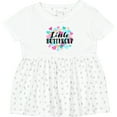 thumbnail image 3 of Inktastic Little Buttercup Hearts Girls Baby Dress, 3 of 5