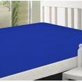 thumbnail image 2 of Crescent Bedding Twin Extra Long Fitted Sheet Only - Soft & Comfy 100% Cotton (Twin XL, Royal), 2 of 6
