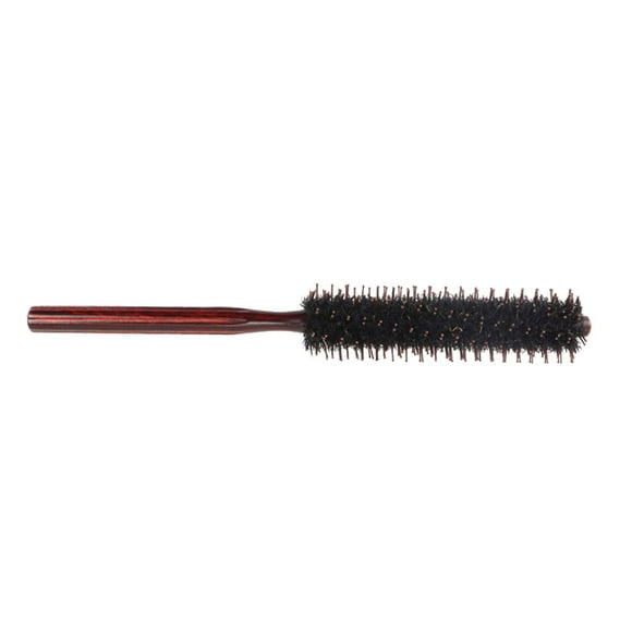 Natural Boar Hair Brush Hair Comb Small Roller Round Brush Wind Comb for 26cm Length