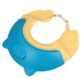 thumbnail image 1 of OUNONA Bonnet de Bain pour Enfant Bonnet de Douche Bébé Design Réglable en Bleu PP pour Douche 1Pcs, 1 of 5