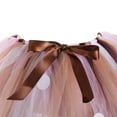 thumbnail image 6 of Adeawade Girls Outfits Toddler Kids Infant Newborn Baby Bowknot Polka Dot Tutu Skirt With Headbands 2Pcs Set Relax Fit Playsuit Brown 4-6 Years, 6 of 6