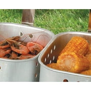 King Kooker 1624 24 Rectangular Outdoor Cooker Package W/ Rectangle Fry Pan
